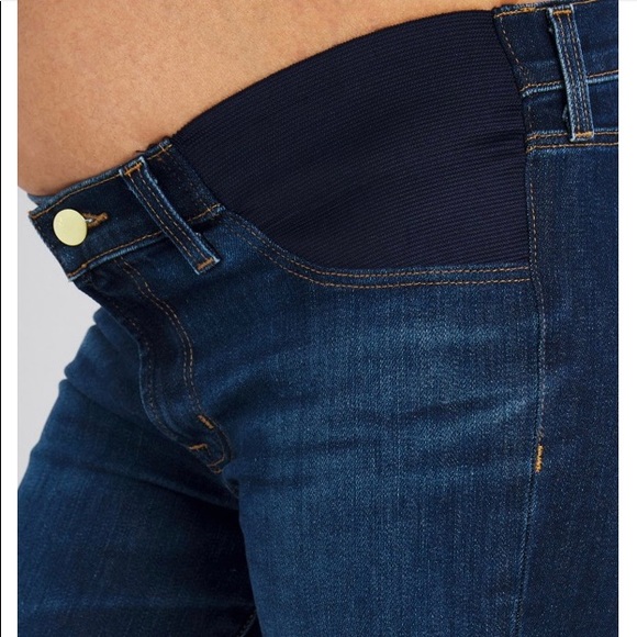 J Brand Denim - J BRAND SIDE PANEL SUPER SKINNY MATERNITY JEANS